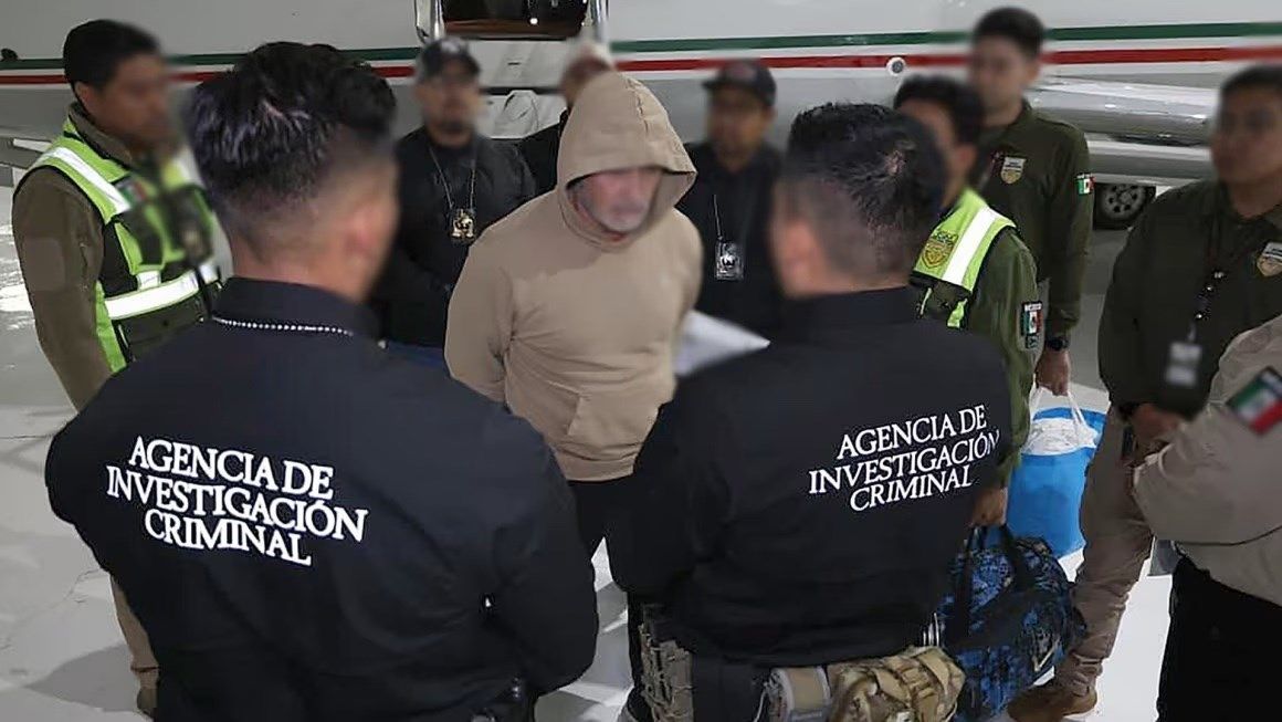 En un impresionante operativo, Hernán Bermúdez llegó a México y quedó detenido en una prisión de máxima seguridad