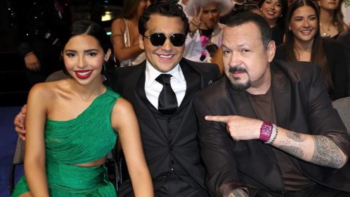 Christian Nodal estrena productor, su suegro Pepe Aguilar