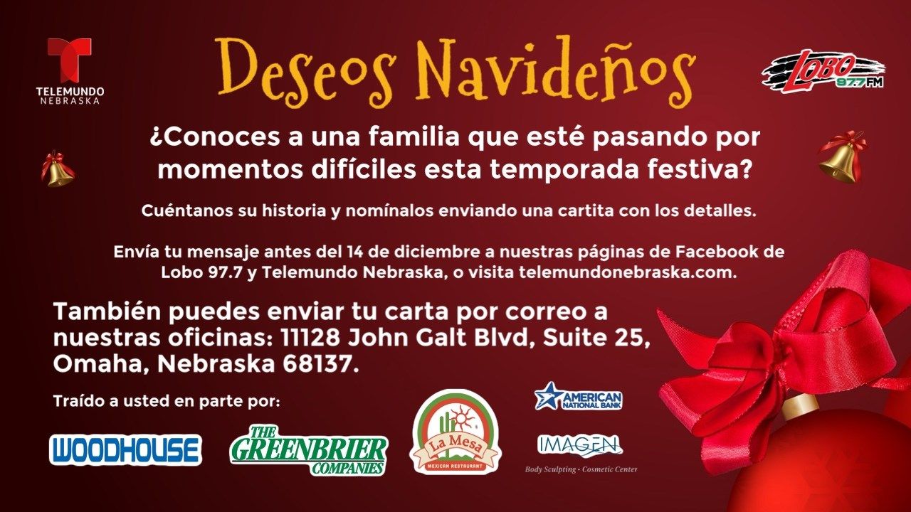 Telemundo Nebraska lanza la campaña “Deseos Navideños” para apoyar a familias locales