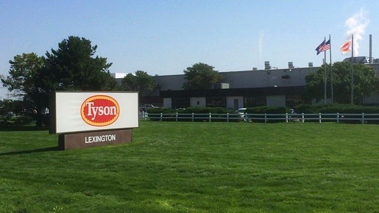 Tyson Foods cierra su planta en Lexington y deja en incertidumbre a miles de trabajadores